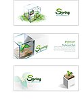 绿色 环保 spring 植物