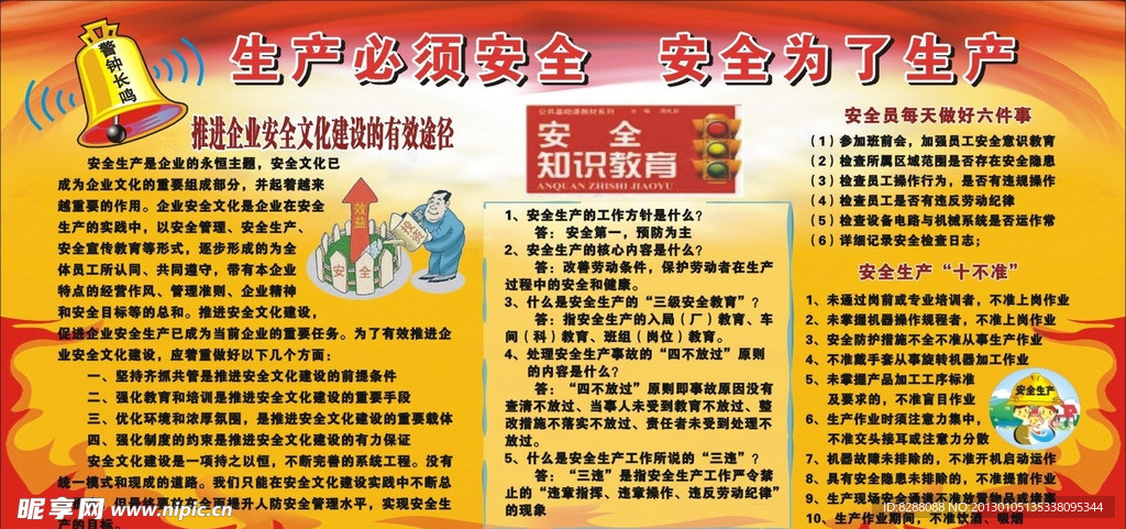 安全宣传画廊