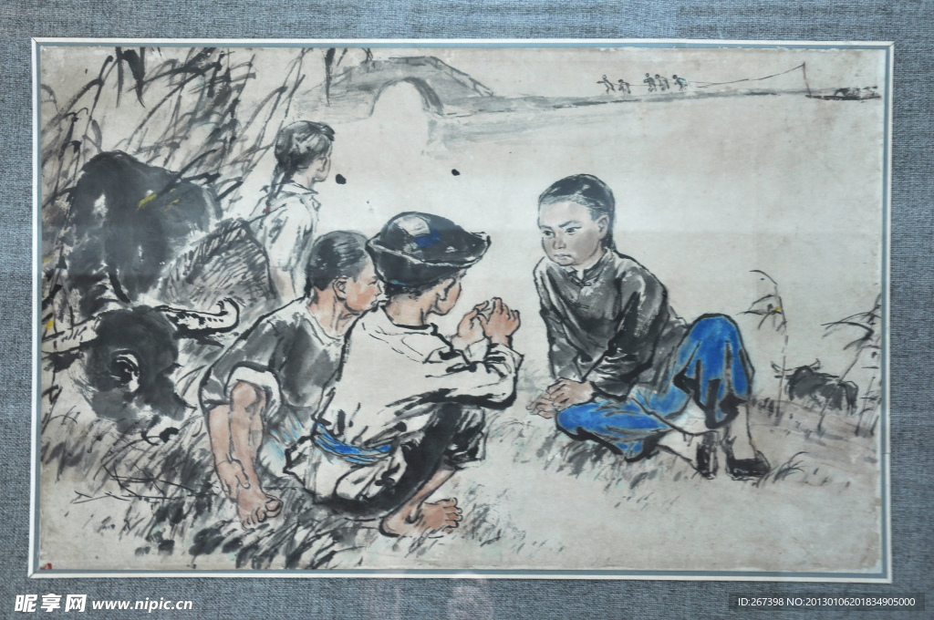 少年鲁迅与儿时玩伴