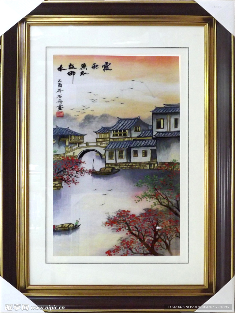 苏绣 江南水乡