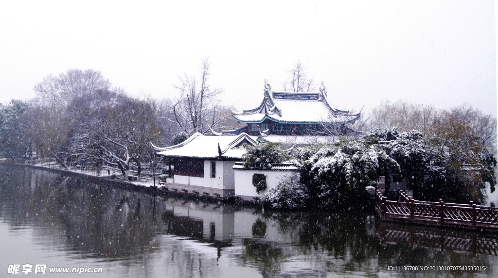 小南湖雪景