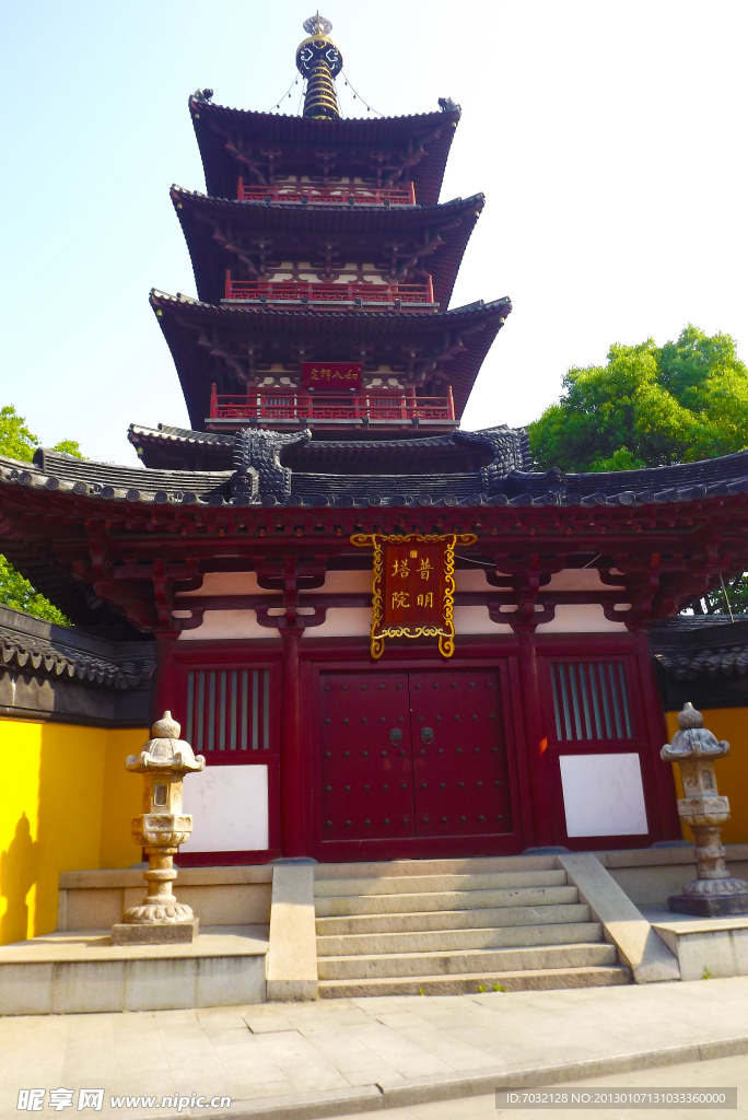 寒山寺内风景