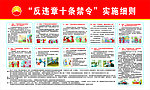 反违章十条禁令实施细则