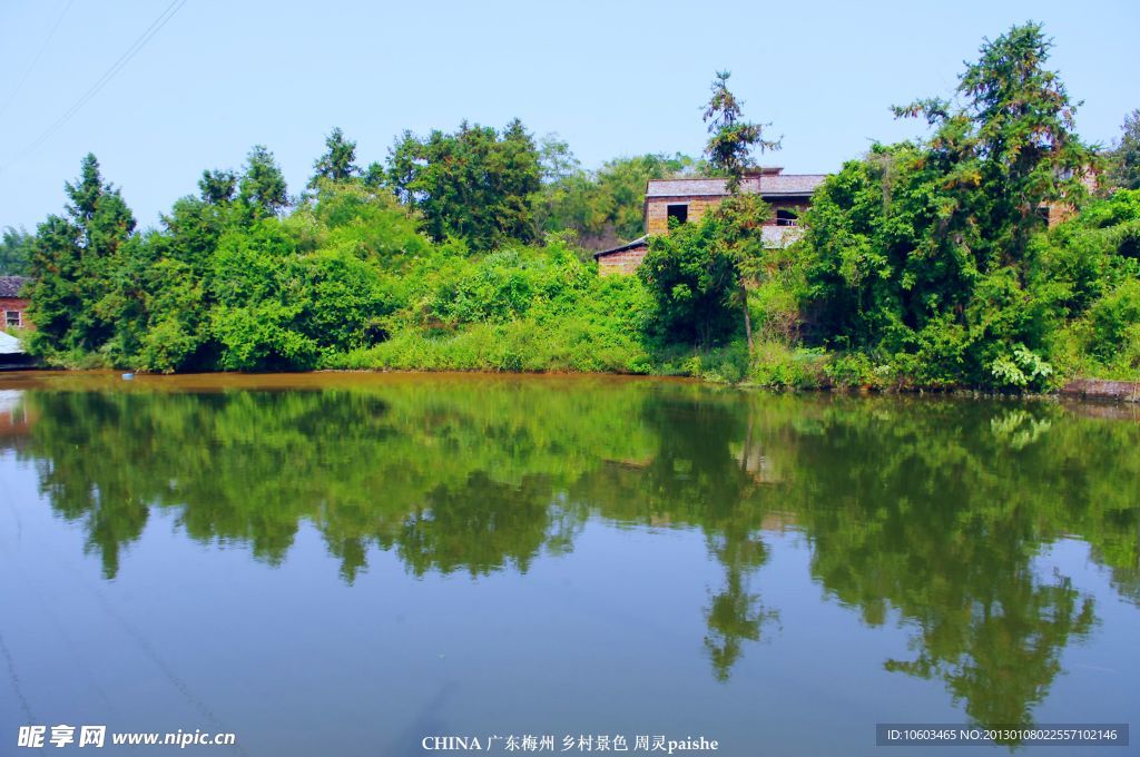 山水梅州 乡村景色