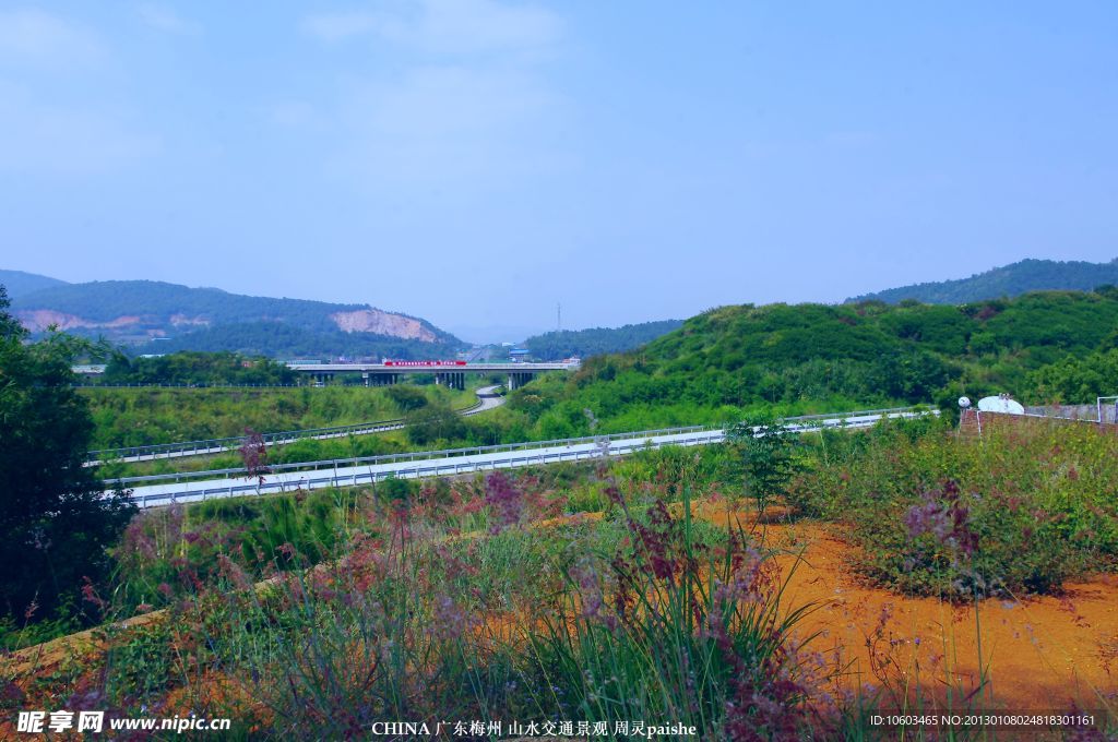 山水梅州 交通风景
