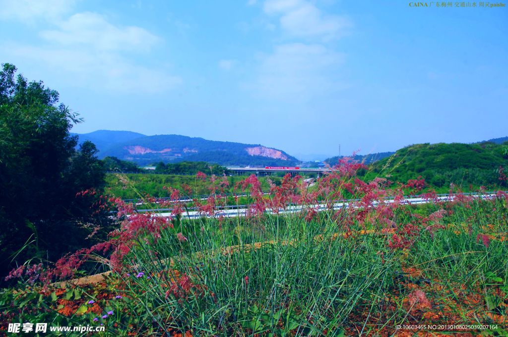 山水梅州 交通风景