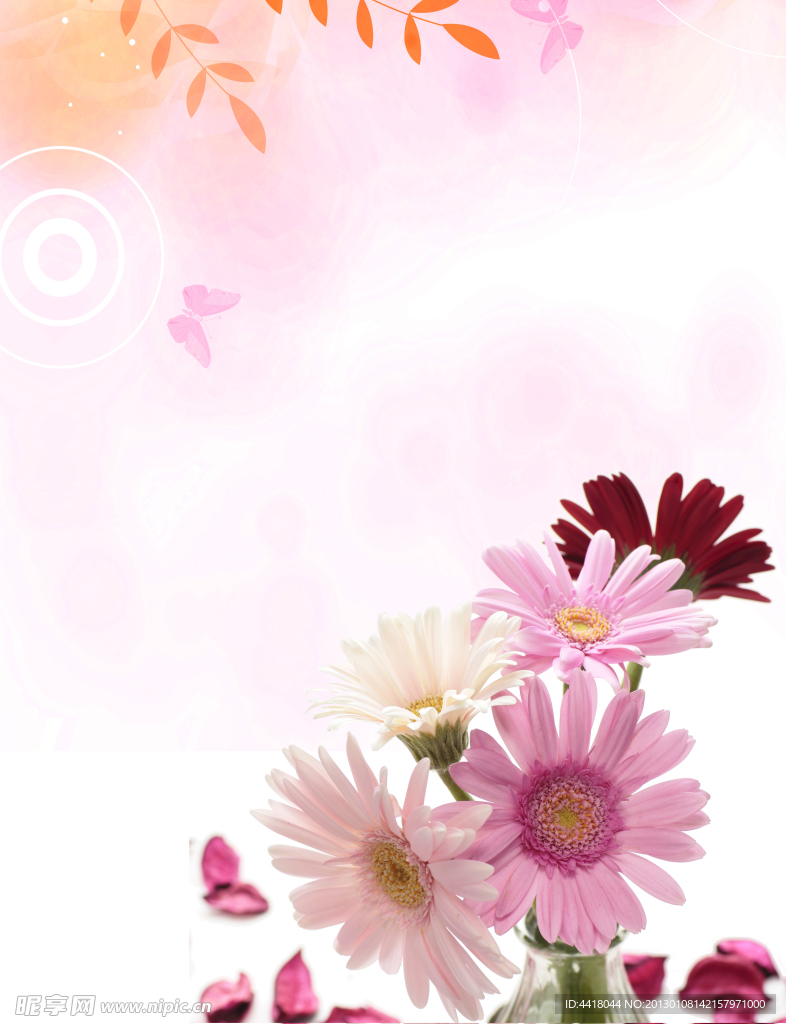 花朵移门