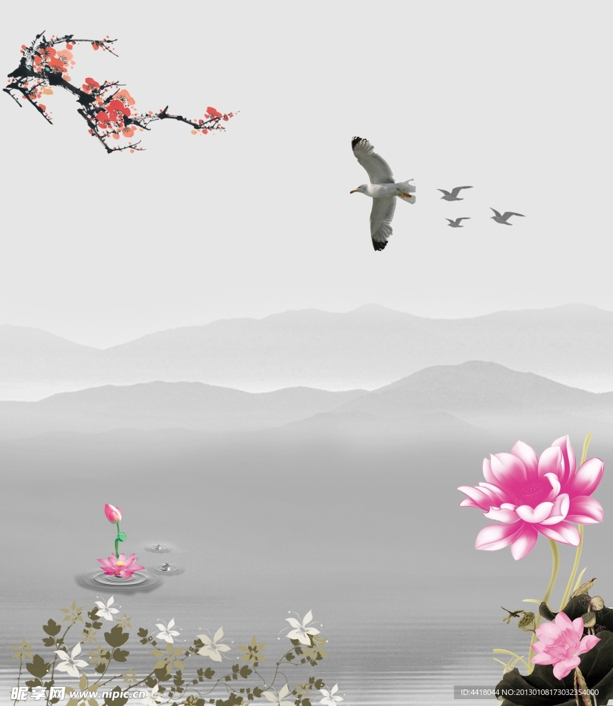 国画 移门