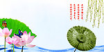 清新淡雅 荷 伞