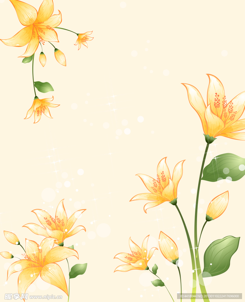 花朵移门