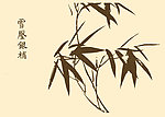芥子园画谱 竹子