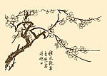 芥子园画谱 梅花