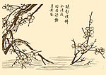 芥子园画谱 梅花