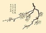 芥子园画谱 梅花