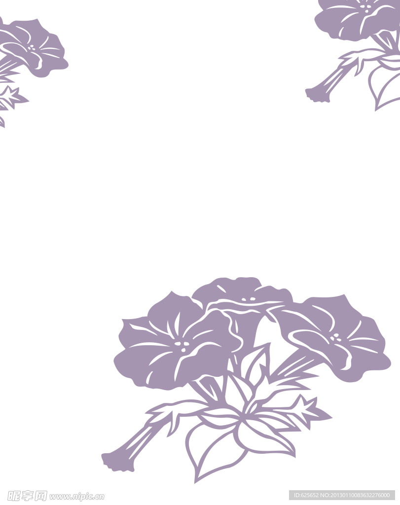 花朵移门