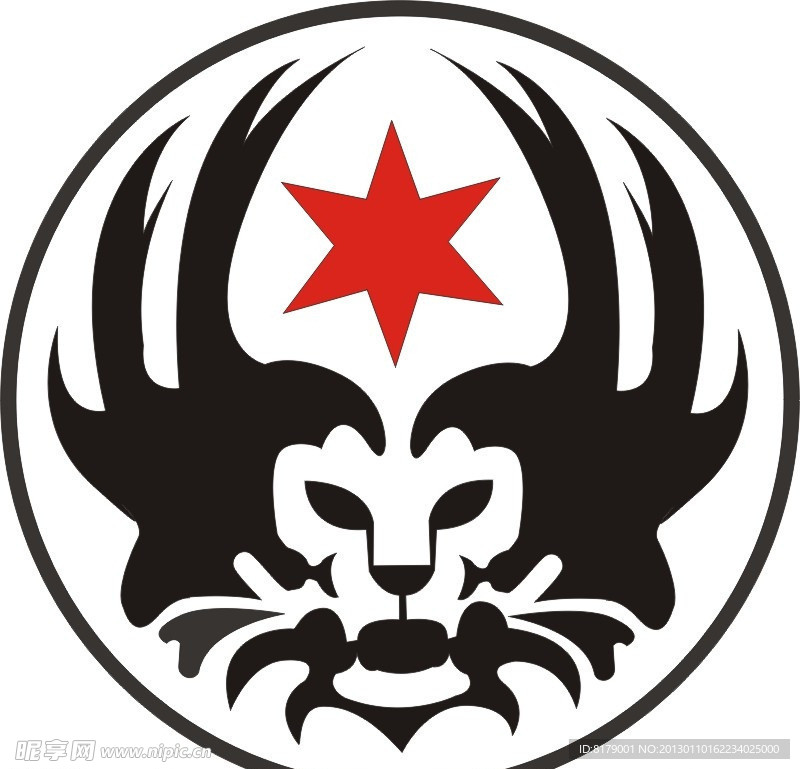 卡通狮子头