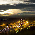 高架桥 夜景