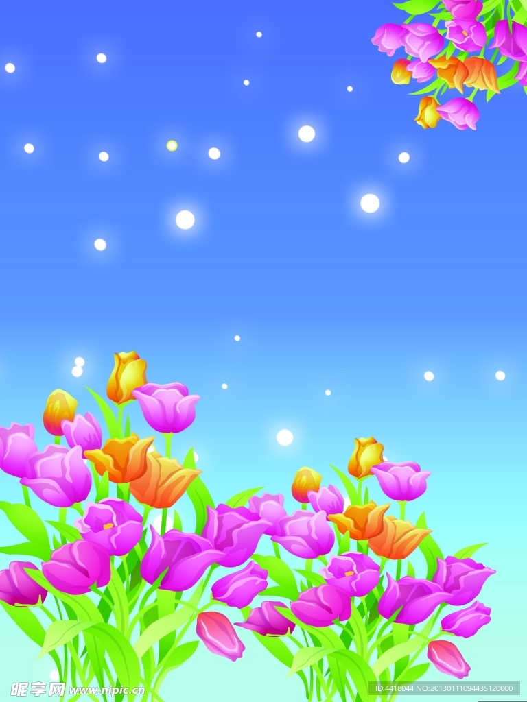 花朵移门