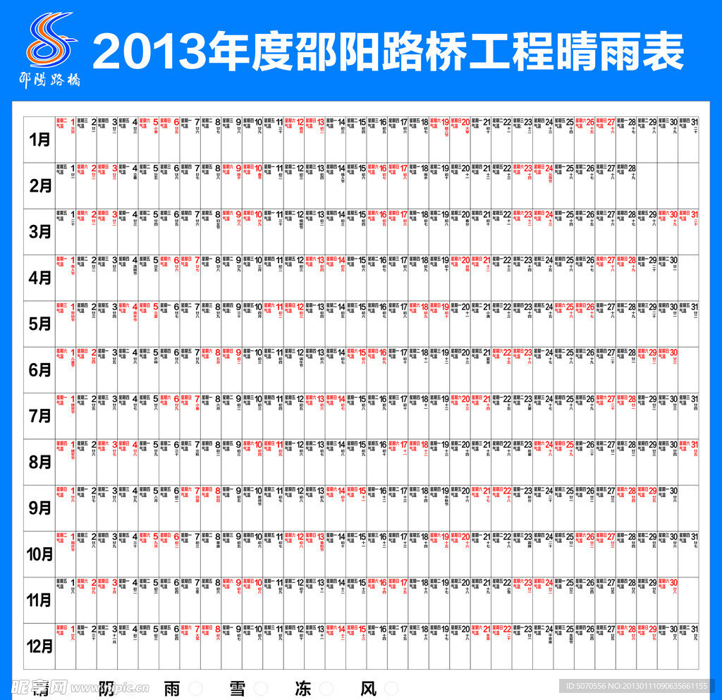 工程睛雨表