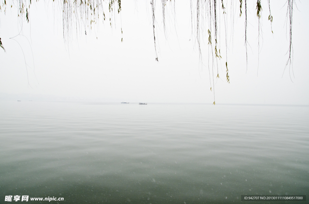 西湖雪景