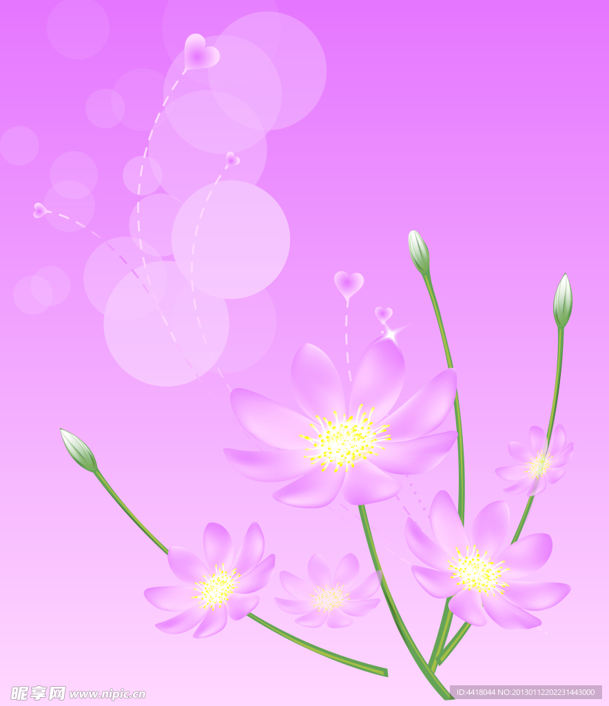 花朵移门