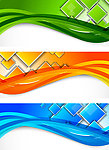 动感方块条幅banner