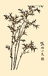 芥子园画谱 竹