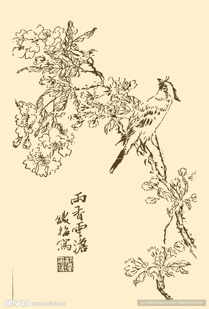 芥子园画谱 翎毛