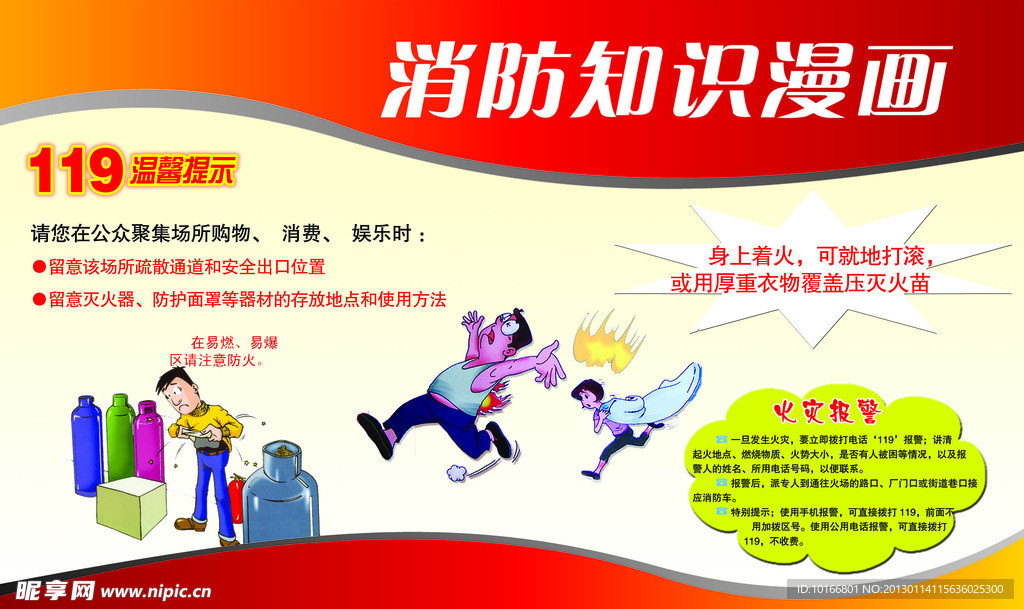 119消防知识漫画