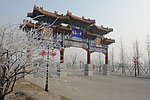 牌楼雪景