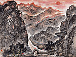 苍山如画残阳如血