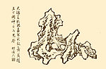 芥子园画谱 太湖石