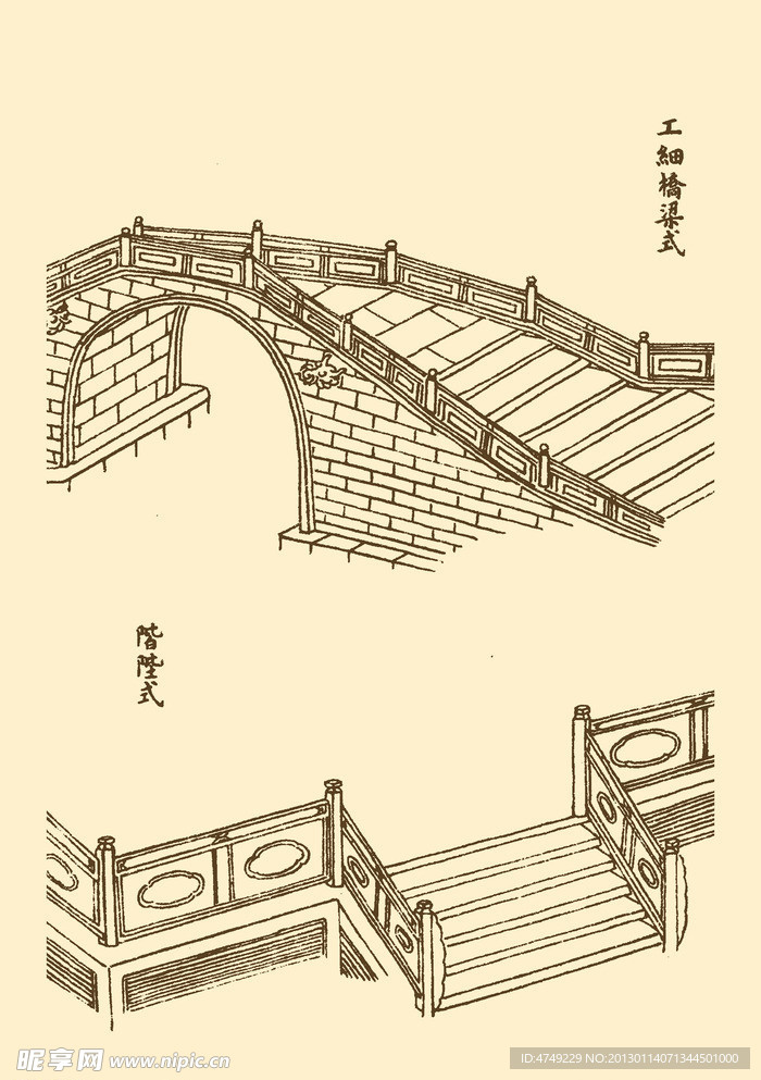 芥子园画谱 楼阁