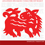 简洁动物卡通画