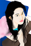 美女绘画