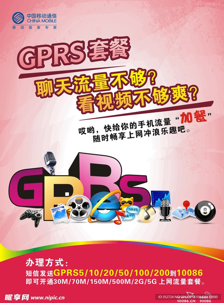 移动GPRS套餐