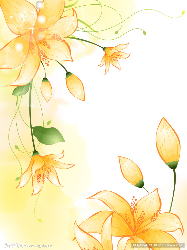 花朵移门