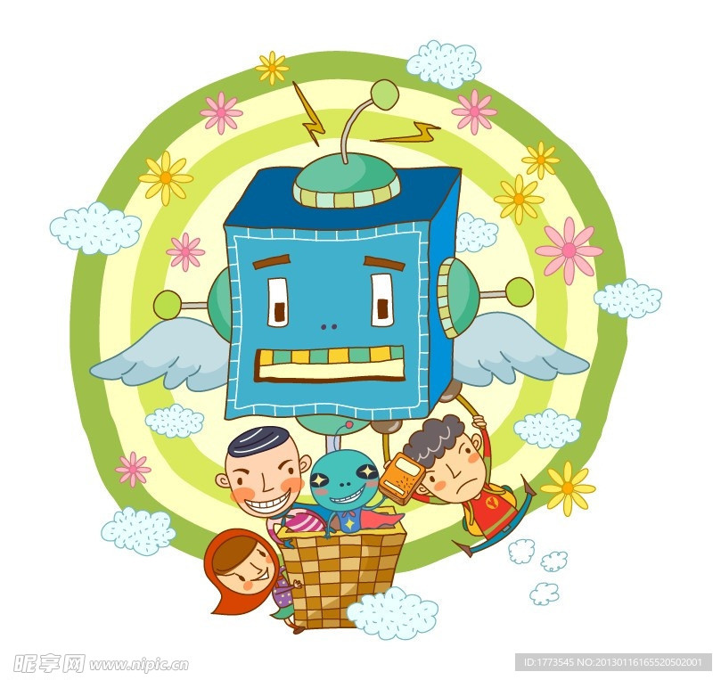 卡通儿童插画