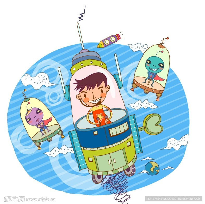 卡通儿童插画