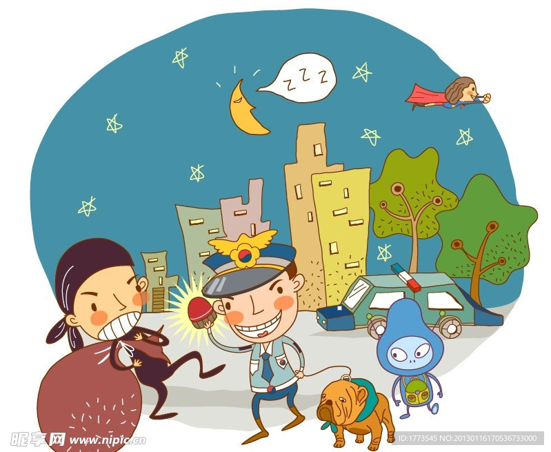 卡通儿童插画