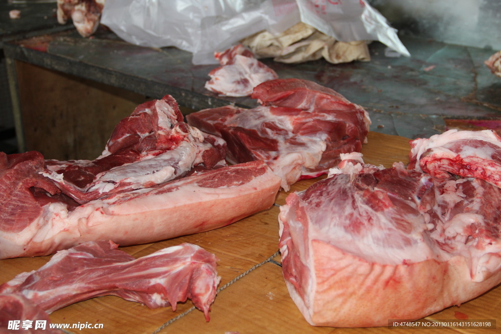 猪肉 鲜肉