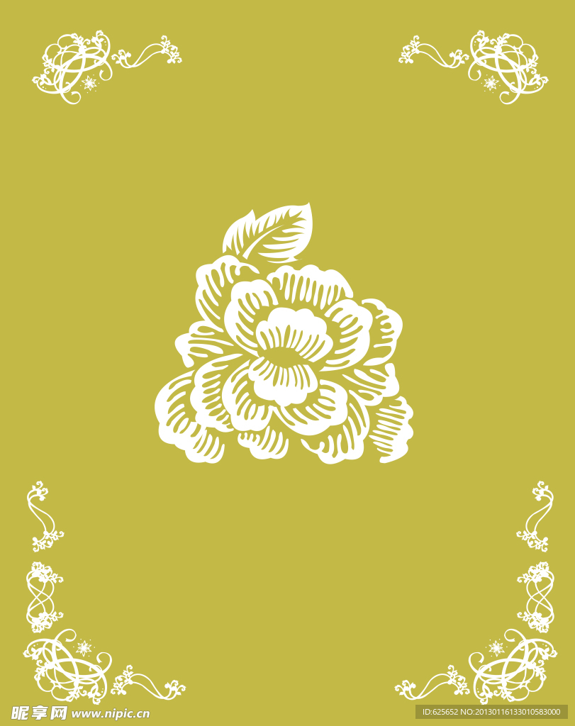 花朵移门