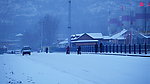 腊山雪景