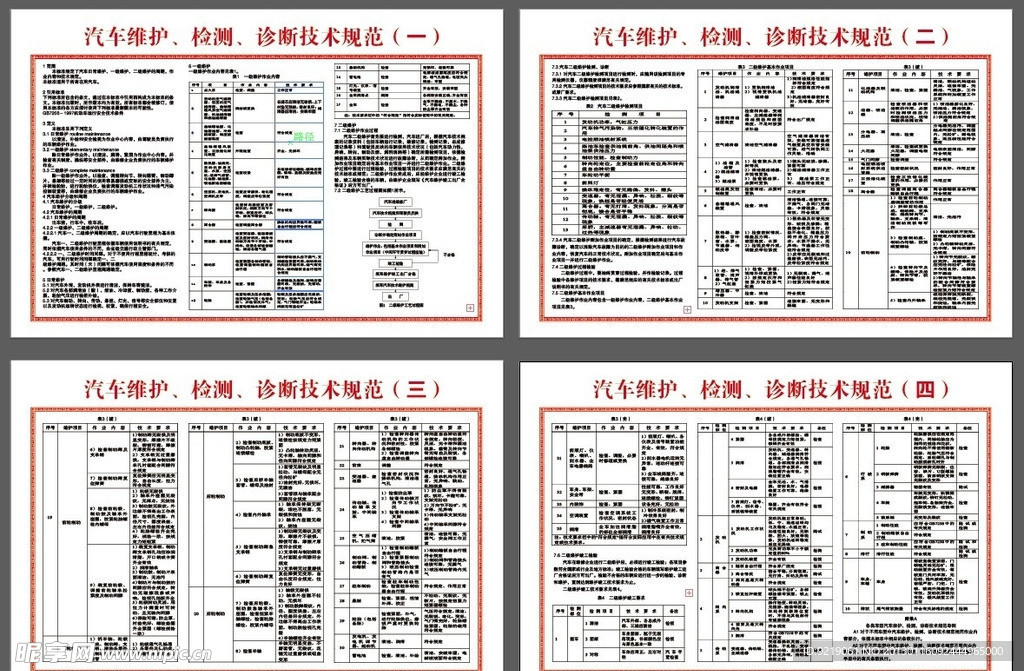 汽车维护检测诊断技术规范图片