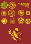 古代花纹