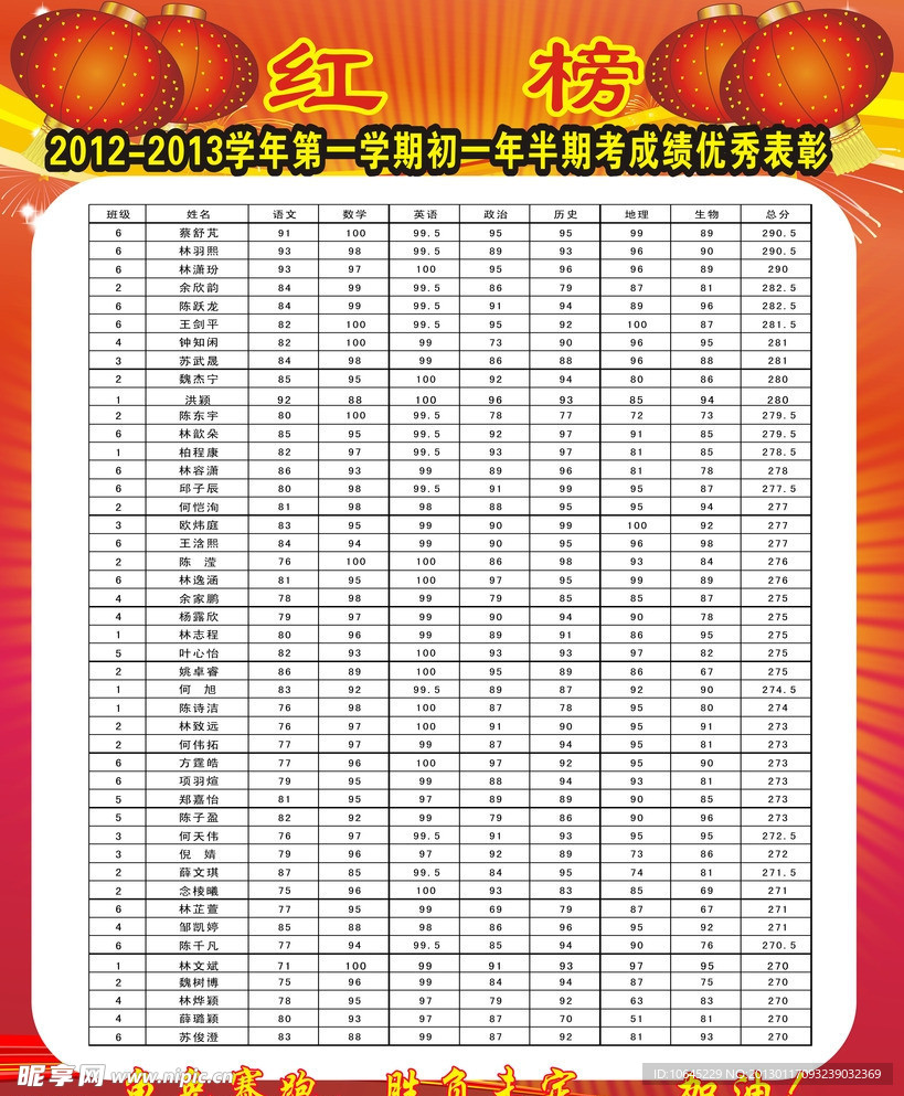 红榜
