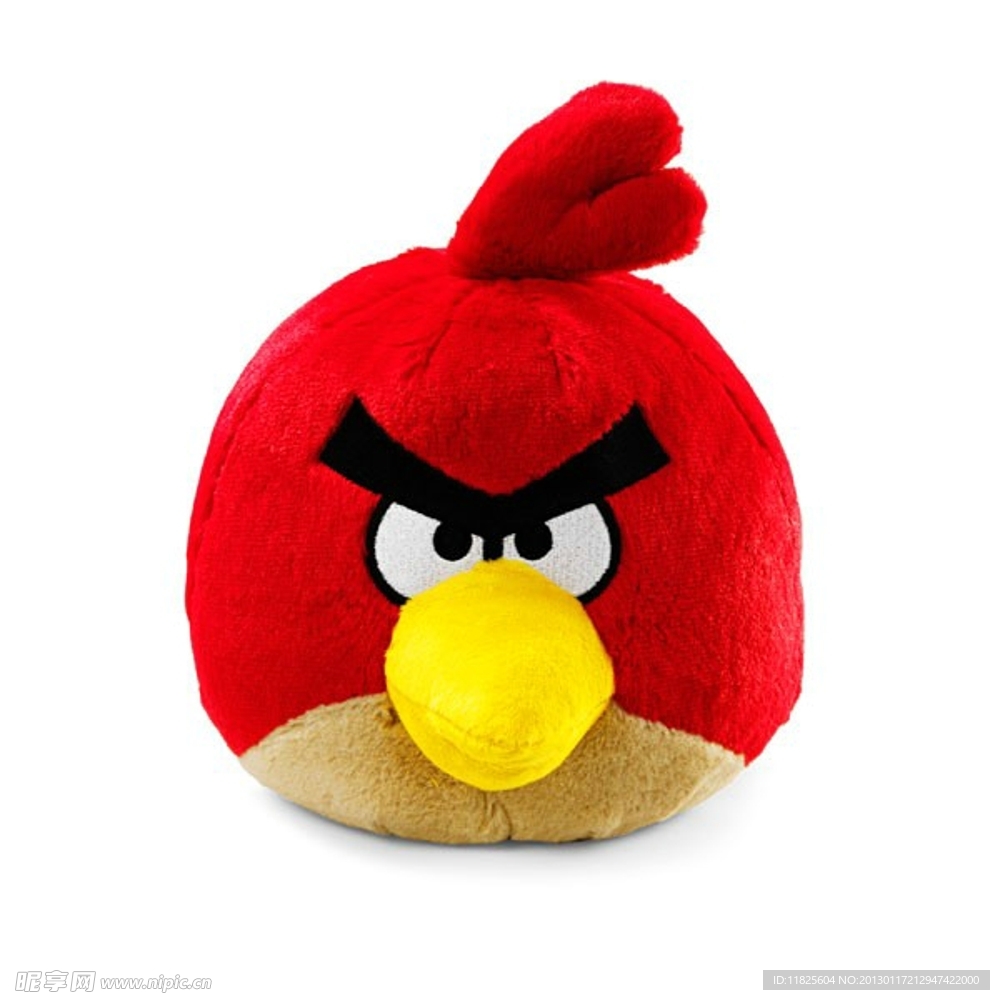 angrybirds愤怒的小鸟玩偶主角红鸟