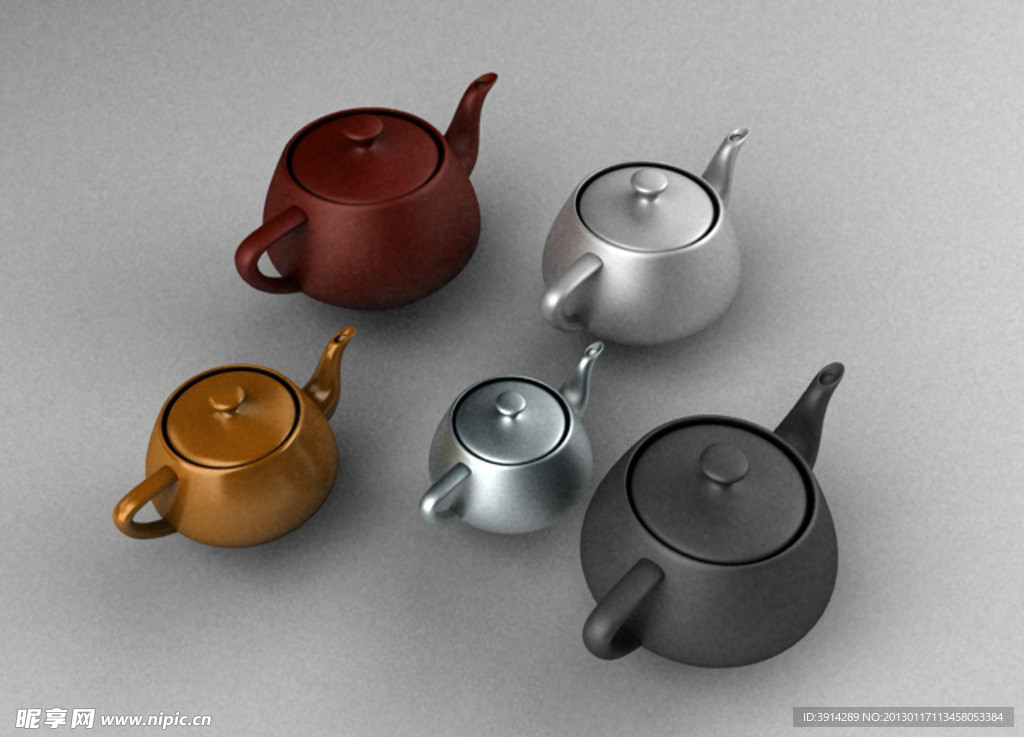 3D 茶壶