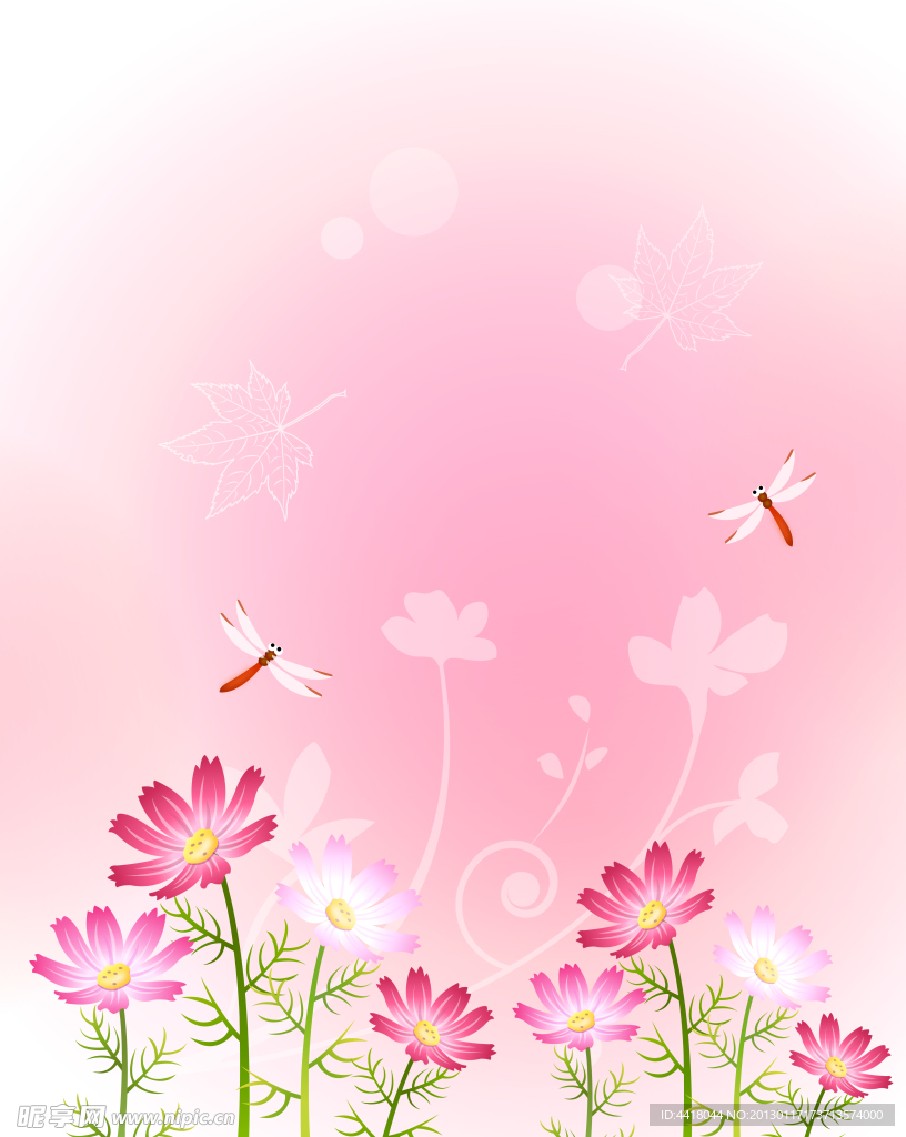 花朵移门