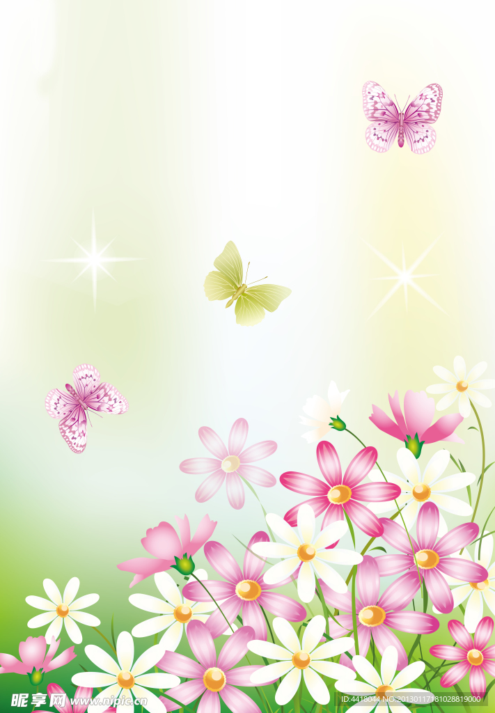 花朵移门